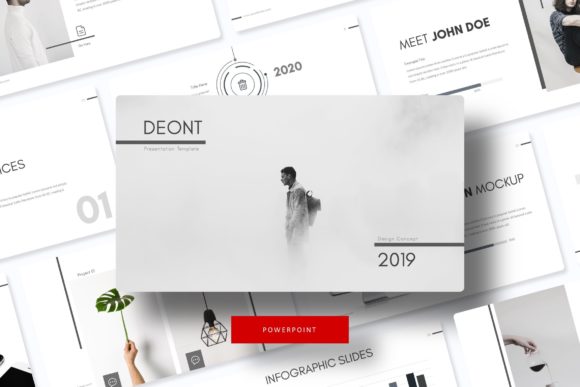 Deont Power Point Template: 150 Slides, 5 Color Variations, and Real-World Presentation Solutions