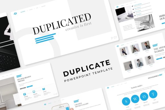 Duplicated Power Point Template