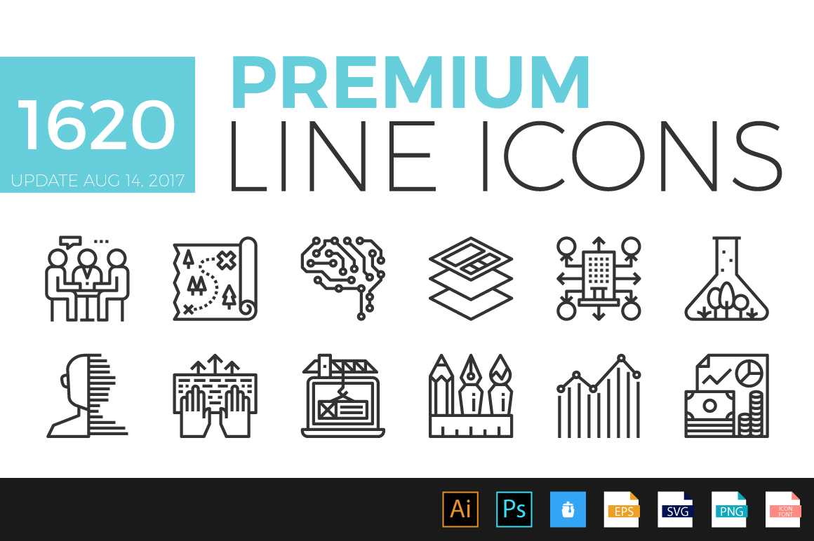 Evaluating Premium Line Icons for Design Projects