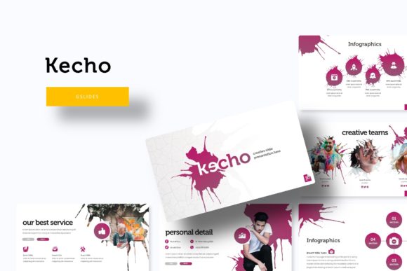 Kecho Google Slide Template for Creative Presentations
