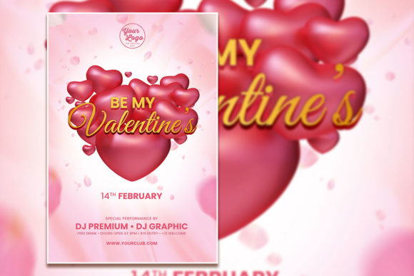 Modern Valentine's Day Poster Template – A Flexible Tool for Creators and Businesses