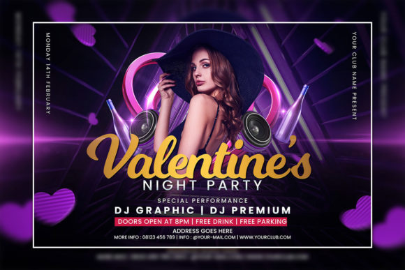 Valentine's Night Party Poster Template: Your Key to Effortless Event Promotion
