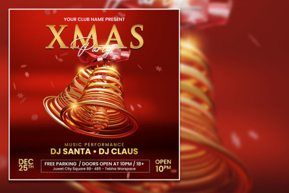 Xmas Party Social Media Post Template: Your Shortcut to Festive, Professional Holiday Campaigns